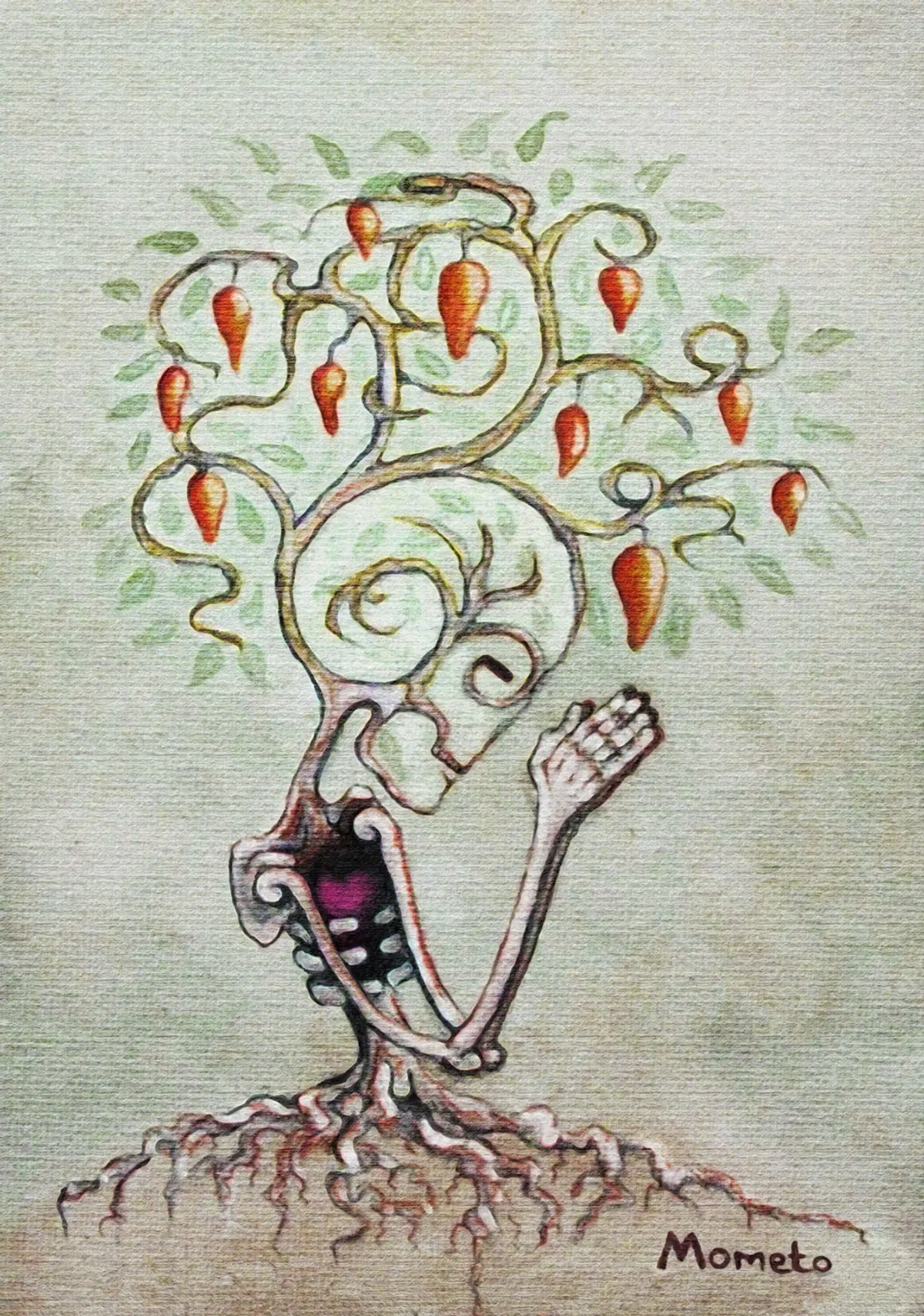 Art piece by Mometo accompanying the Trusted Guidance section